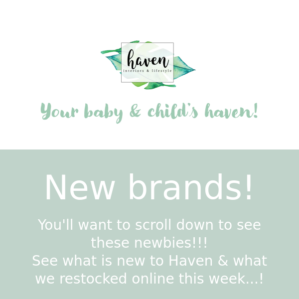 NEW TO HAVEN!
