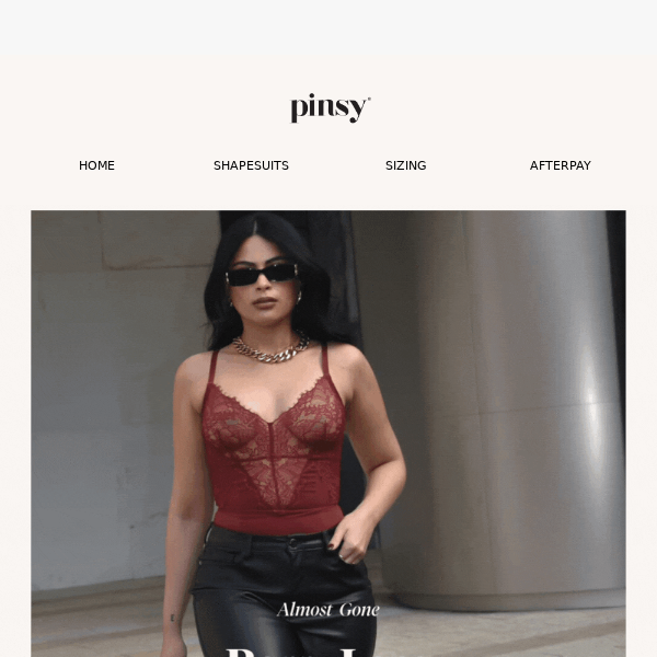 Low Stock: Berry Lace Shapewear Bodysuits - Pinsy Shapewear