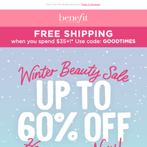 Bene-fam, score UP TO 60% OFF today ❄️