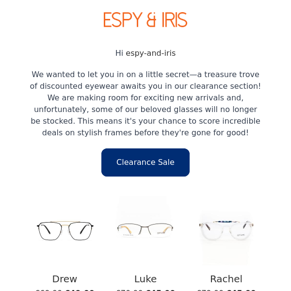 Spec-tacular deals on eyewear!