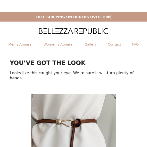 Bellezza Republic Apparel, you had your eye on this ⬇️