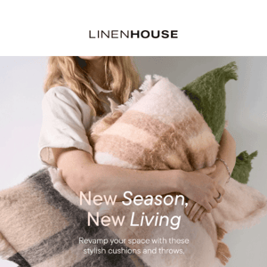 Elevated living | NEW cushions + throws