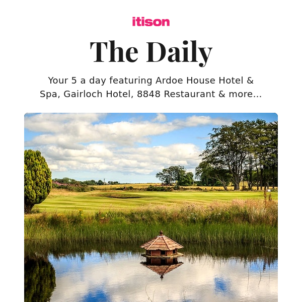 Oldmeldrum Golf Club; 4* Ardoe House Hotel Sunday roast; Gairloch Hotel getaway; 8848 Restaurant Indian dining, and 9 other deals