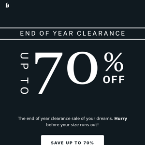 Up to 70% Off Clearance Favorites