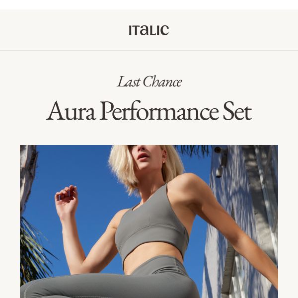Save big on our best-selling activewear. - Italic