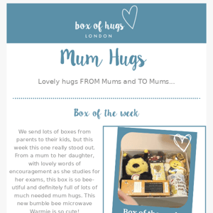 A Hug From Mum - Our Box of The Week ❤️