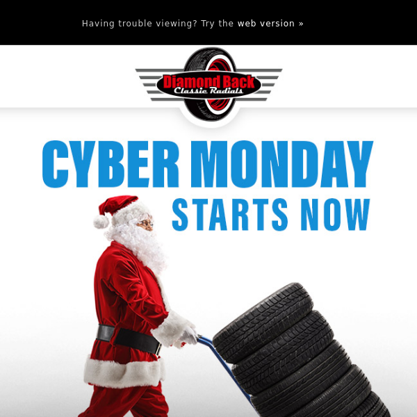 Cyber Monday Deals Start Now!