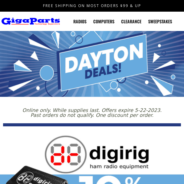 Dayton Deals --GigaParts