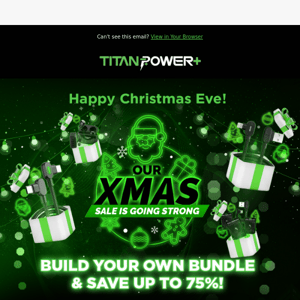 Up to 75% off your own gift bundle! 🎁