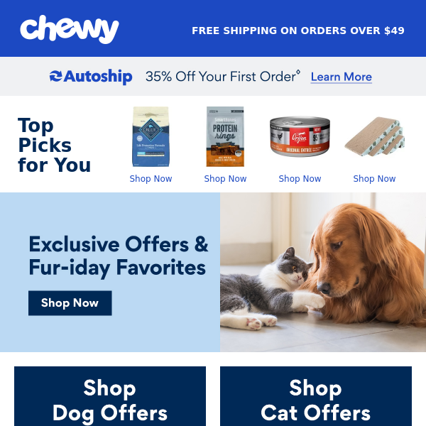 Chewy, These Offers Are Calling You!