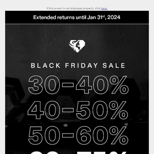 Black Friday: Up to 75% off