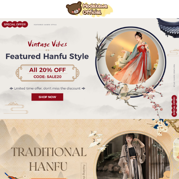 Get your hands on these modern hanfu