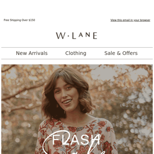 The $11 FLASH SALE is on NOW