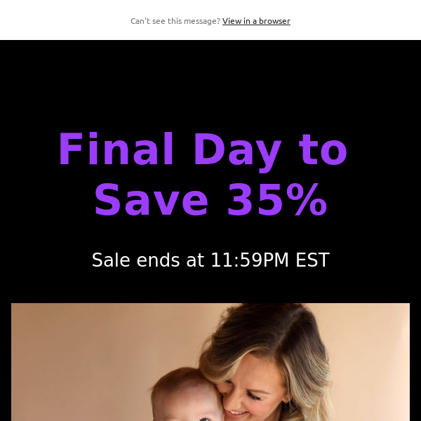 Last day to save 35%