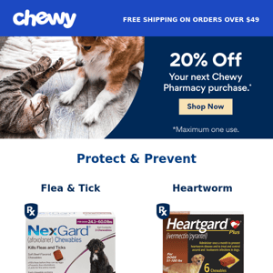 Save 20% on Your First Pharmacy Purchase