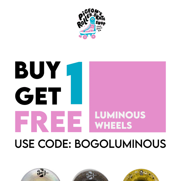 One Day Left! BOGO FREE Luminous Wheels!