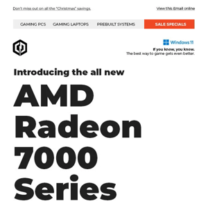 ✔ AMD Radeon 7000 Series Gaming PCs Are Here