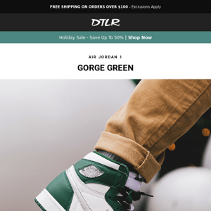 RESTOCK 🟢 Air Jordan 1 'Gorge Green'