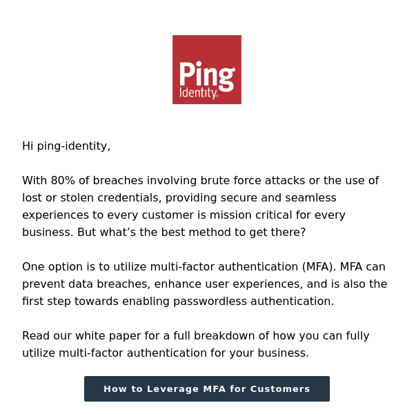 Remove Friction Without Sacrificing Security with MFA for Customers