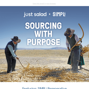 Sourcing with purpose
