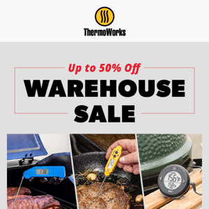 Up to 50% Off Select Items - Spring Warehouse Sale