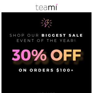 Get 30% OFF ASAP before it disappears! 😵