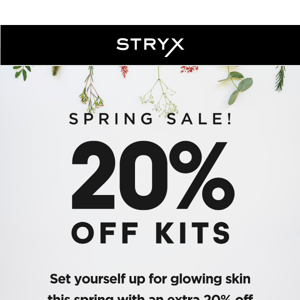 20% OFF Kits: Spring is Here (and so are savings!)