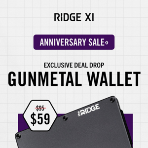 EXCLUSIVE: $59 Gunmetal Wallet