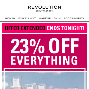 EXTENDED: 23% off but not for long! ⚡