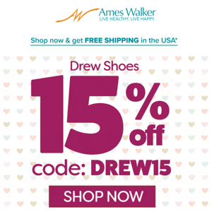 ❤ Drew Shoes are 15% off Now!