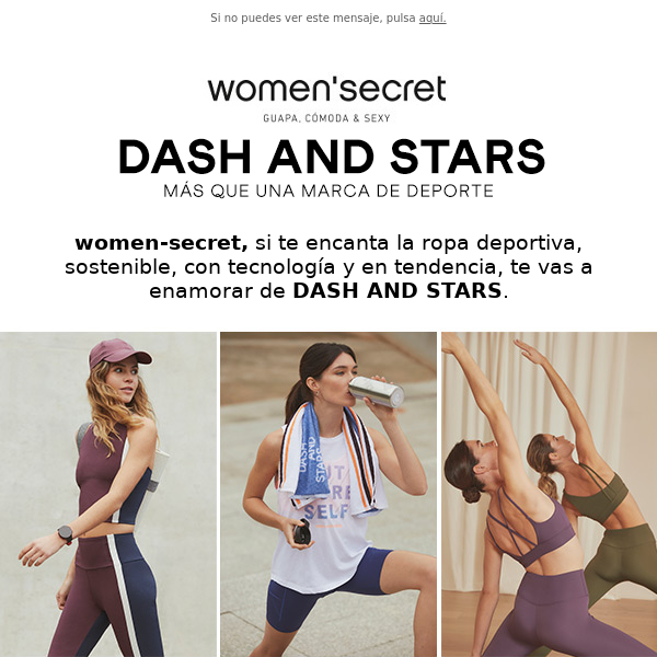 Women Secret, ¿te gusta la ropa deportiva técnica, sostenible y en tendencia?