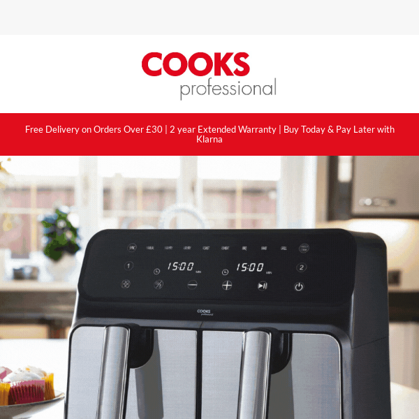 Save time, money and energy with Cooks Professional 👨‍🍳