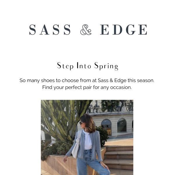 Step Into Spring!