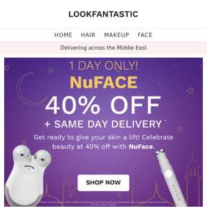 ⚡ NuFACE: 40% Off ⚡