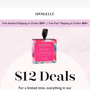 Items you love are $12…starting now!