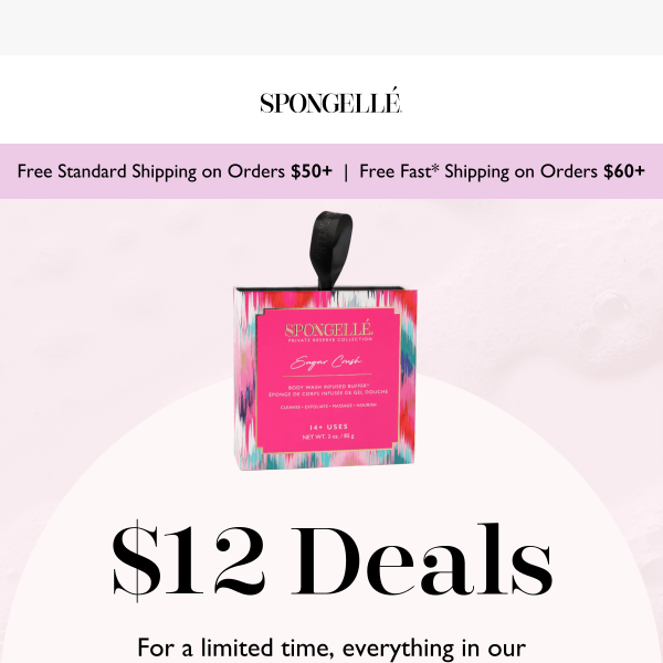 Items you love are $12…starting now!