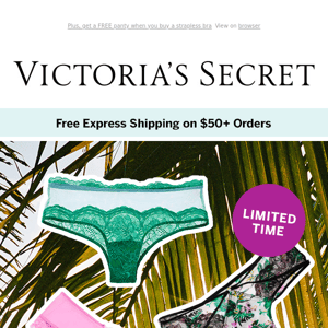 Three Days Only: $10 Luxe Panties