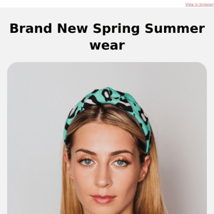 New Summer Clothing Online Now!
