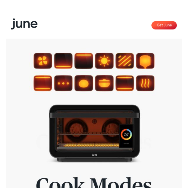 Automate your cooking with June's cook programs