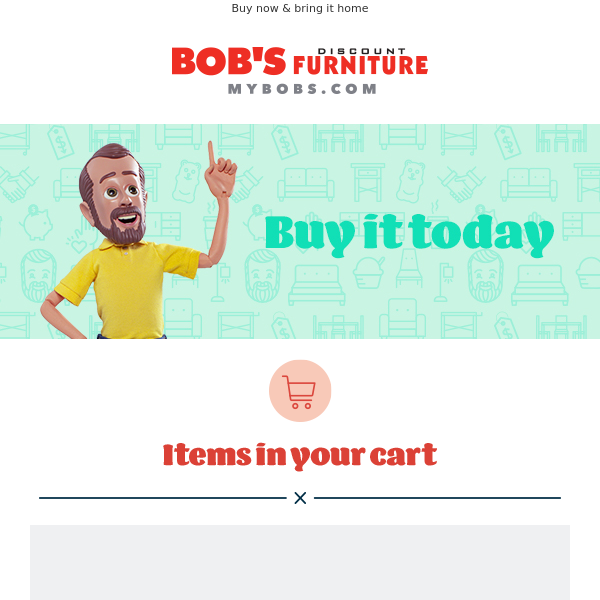 Your cart misses you!