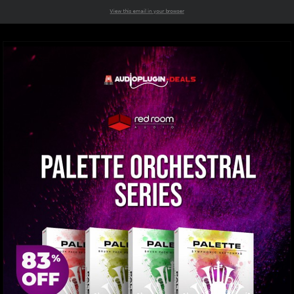 🕝 FINAL CALL: 83% Off Palette Orchestral Series by Red Room Audio!