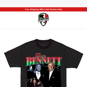 Tony Bennett Tribute T-Shirt 🙏