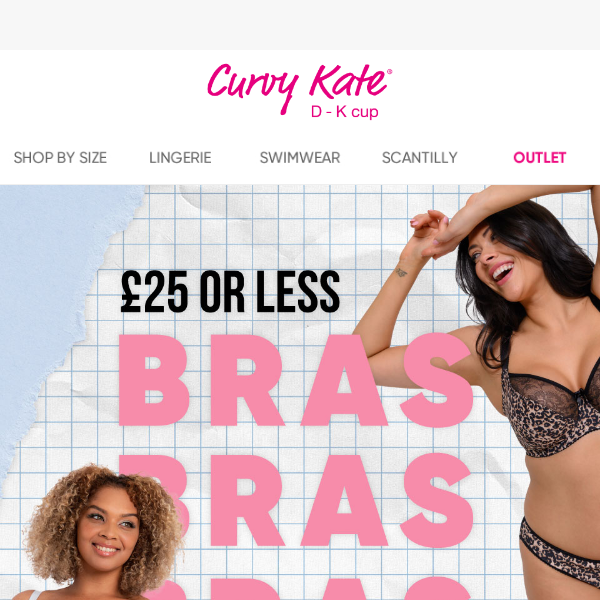 OMG! Bras for £25 or LESS! 👀 - Curvy Kate