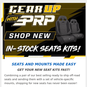 Seat Pairs with Mounts 🏁 Shopping for Seats Has Never Been Easier!