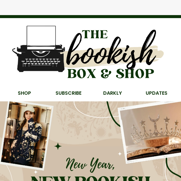 New Year, New Bookish Shop Drops! 🛒🗓️