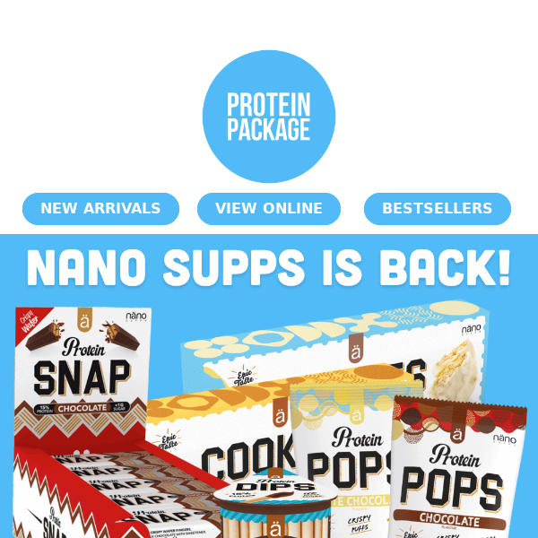 Nano Supps is back! 🥳