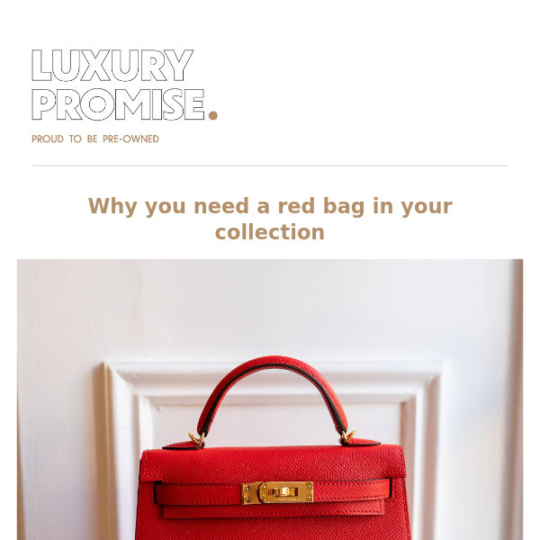 🔴 Why you need a red bag in your collection | WATCH NOW