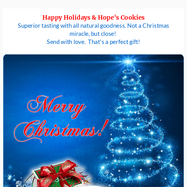 Superior tasting, Holidays & Hope's Cookies 🎄