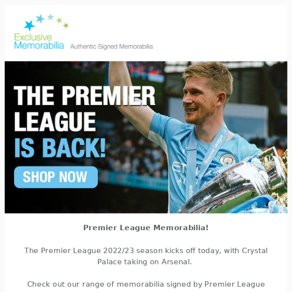 The Premier League is back! ⚽