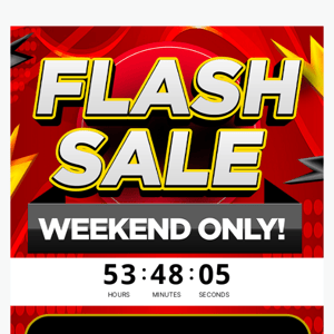 ⚡ Flash Sale | Weekend Only Price Drops!